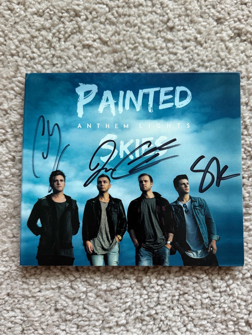 Anthem Lights Signed Painted Skies Album